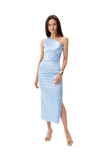 Satin midi dress