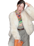 Babylon Phantom Nights Tuscan Sheepskin Pink Coat