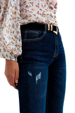 Dark Denim Flared Jeans