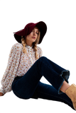Dark Denim Flared Jeans