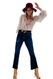 Dark Denim Flared Jeans