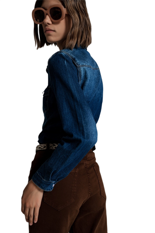 Denim Wash Blue Shirt