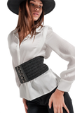 Ecru Blouse With Ruffle Details