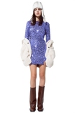 Embellished Sequin Mini Dress