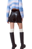 Faux Leather Shorts