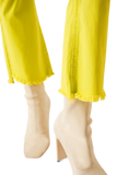 Flare Jeans With Raw Edge
