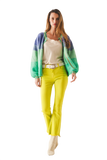 Flare Jeans With Raw Edge