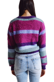 Fluffy Stripe Sweater