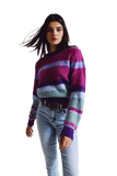Fluffy Stripe Sweater