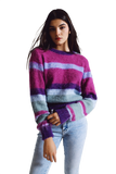 Fluffy Stripe Sweater