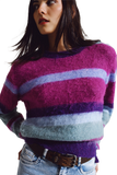 Fluffy Stripe Sweater