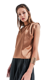 Sleeveless Top in Gold