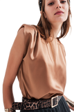 Sleeveless Top in Gold