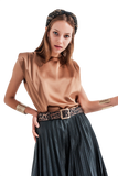 Sleeveless Top in Gold