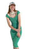 Green Midi Bodycon Dress