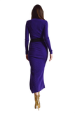 High Neck Maxi Knitted Dress
