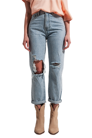 High Rise Mom Jeans