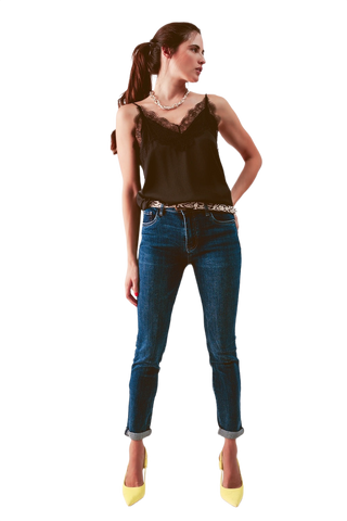 High Rise Skinny Jeans