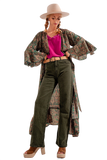 High Rise Slouchy Mom Jeans in Green