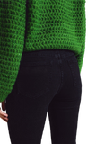 High Waist Flare Jeans in Black
