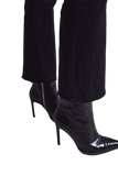 High Waist Flare Jeans in Black
