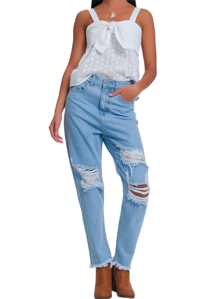 High Waist Mom Jeans