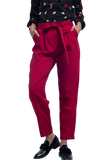 High Waist Pants With Belt