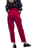 High Waist Pants With Belt