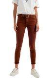 High Waisted Super Skinny Pants in Camel