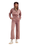 Jogger With Drawstring Waist in Pink