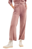 Jogger With Drawstring Waist in Pink