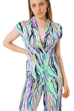 Multicolored Abstract Jumpsuit
