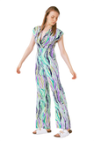 Multicolored Abstract Jumpsuit