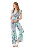 Multicolored Abstract Jumpsuit