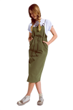 Khaki Denim Dress