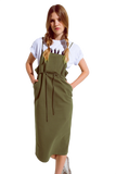 Khaki Denim Dress
