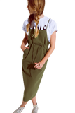 Khaki Denim Dress
