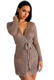 Rose Gold Sweater Dress