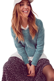 Knitted Chenille Jumper