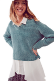 Knitted Chenille Jumper