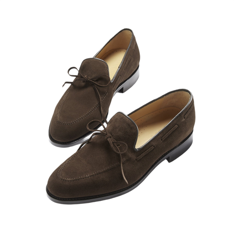 Brown Suede Loafers
