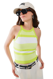 Lime Green Halter Tank Top