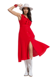 Long Red Dress