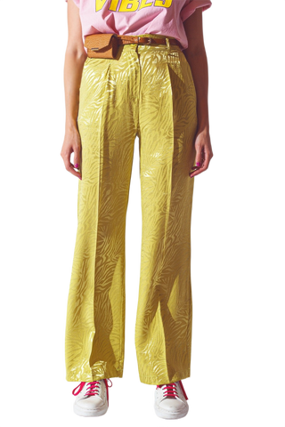 Loose Fit Zebra Pants