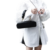 Daoko Pleated Puff Long Sleeve Shirt - White