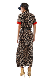 Leopard Buttoned Dress