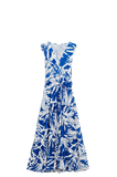 Tropical V-Neck Dress