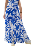 Tropical V-Neck Dress