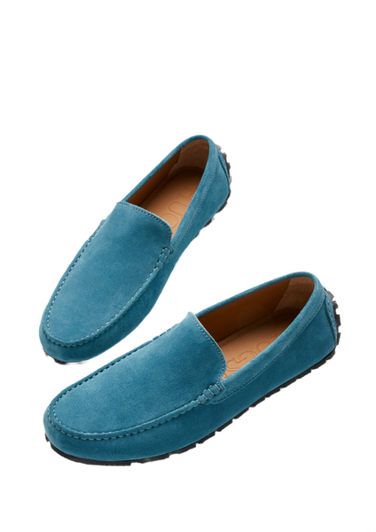 Petrol Blue Suede