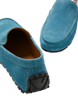 Petrol Blue Suede